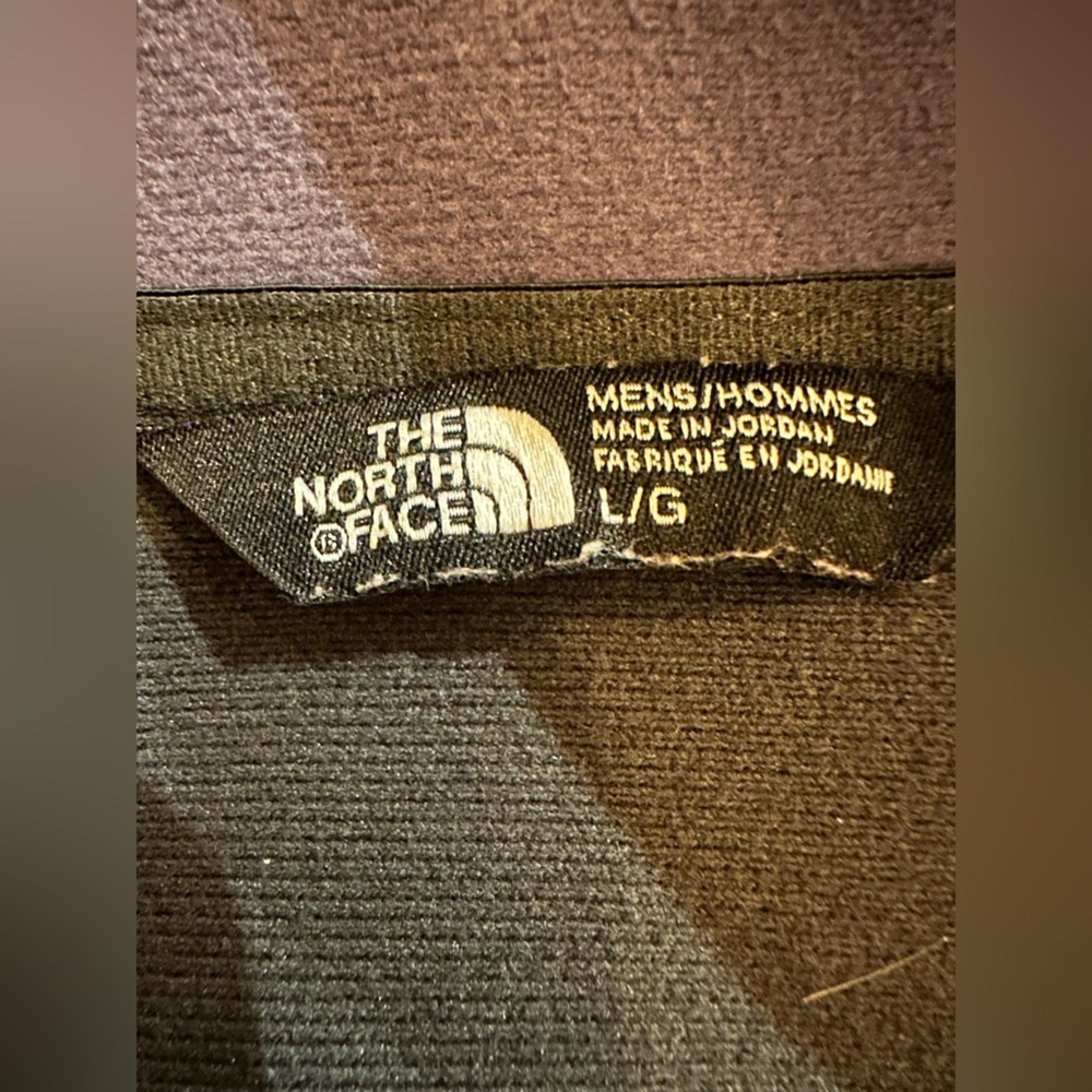 The North Face Men’s Softshell Jacket L Gray Full Zip Performance - Picture 4 of 5